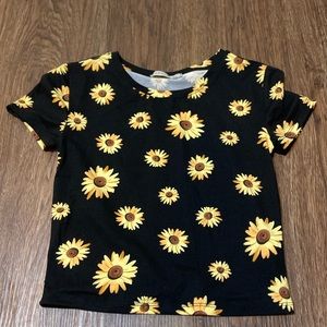 Flower crop top